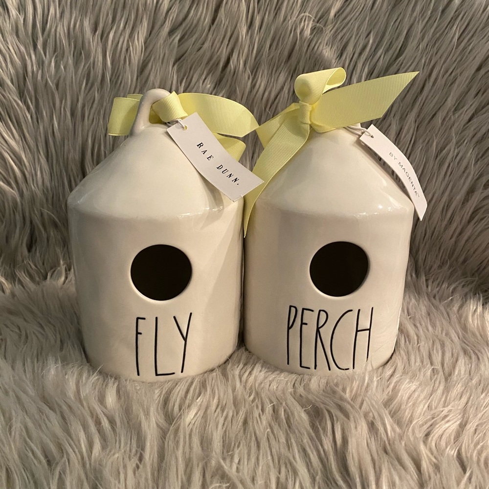 Rae Dunn Perch/Fly birdhouse